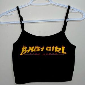 Womens size S graphic tank top